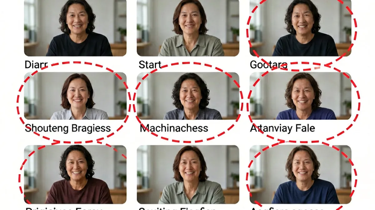 好屌视频内容重复条目问题示意，同一视频在搜索结果中出现多个来源不同但内容相同的条目